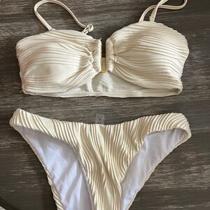 Beige Bikini Set